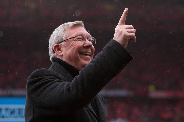 Football - Premier League 2012 2013 - Manchester United - Alex Ferguson, manager of Manchester United at Old Trafford