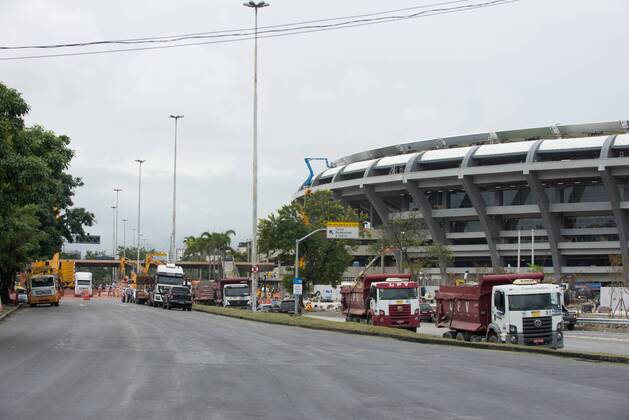 Baustelle Maracana Stadion (Estadio Jornalista Mario Filho). Rio de Janeiro RJ, Brasil 15 05 2013. x(11)xCelsoxPupox xFotoarenax (16553)