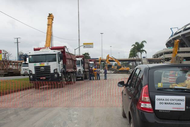 Baustelle Maracana Stadion (Estadio Jornalista Mario Filho). Rio de Janeiro RJ, Brasil 15 05 2013. x(11)xCelsoxPupox xFotoarenax (16553)