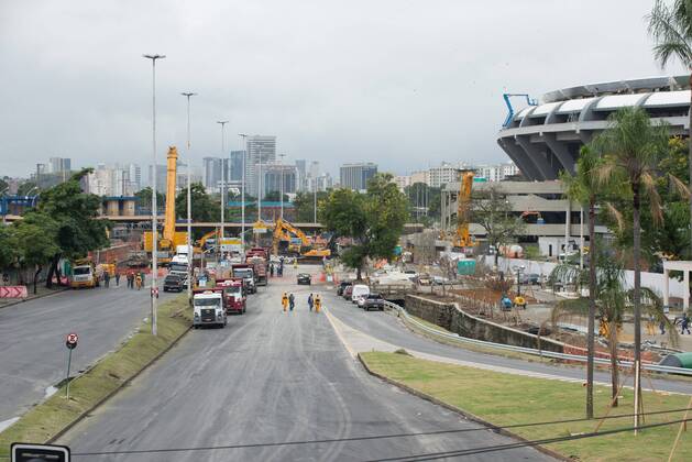 Baustelle Maracana Stadion (Estadio Jornalista Mario Filho). Rio de Janeiro RJ, Brasil 15 05 2013. x(11)xCelsoxPupox xFotoarenax (16553)