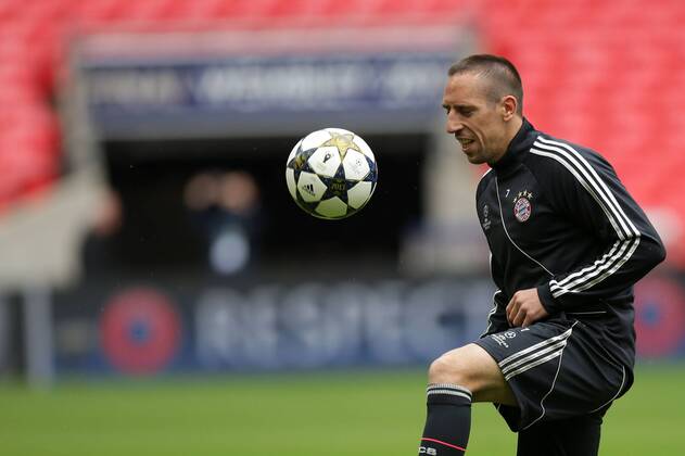 Franck RIBERY (FC Bayern München - 7) mit Ball EP_GST