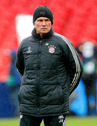 FUSSBALL - CL Finale, Dortmund vs Bayern, Vorberichte, Training LONDON,ENGLAND,24.MAI.13 - FUSSBALL - UEFA Champions League Finale, Borussia Dortmund vs FC Bayern München, Vorberichte, Abschlusstraining Bayern. Bild zeigt Trainer Jupp Heynckes (Bayern). 