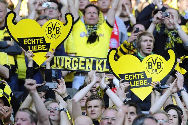 London 25 05 2013 - finale Champions League Borussia Dortmund (BVB) - Fans Borussia Dortmund 