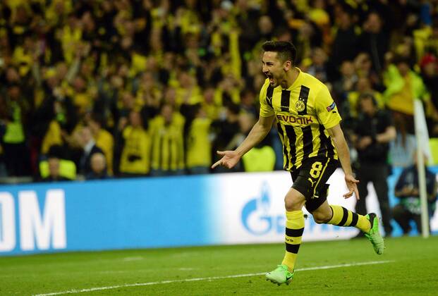 25.05.2013, xjhx, UEFA Champions League Finale, Borussia Dortmund - FC Bayern München, v.l. Ilkay Gündogan (Borussia Dortmund) Torjubel, Goal celebration, celebrate the goal 1:1