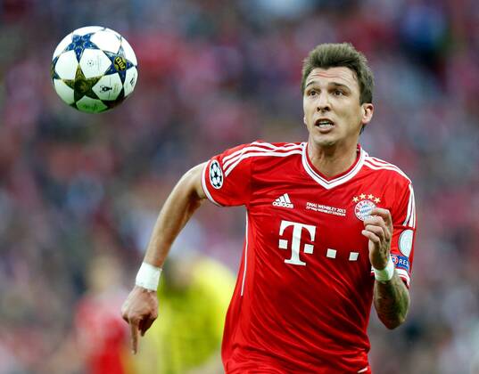 FUSSBALL - CL Finale, Dortmund vs Bayern LONDON,ENGLAND,25.MAI.13 - FUSSBALL - UEFA Champions League Finale, Borussia Dortmund vs FC Bayern München. Bild zeigt Mario Mandzukic (Bayern). 
