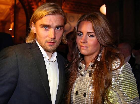 Marcel SCHMELZER Nr. 29 BVB Jenny, Ehefrau von Marcel SCHMELZER, BVB29 bei der BVB Party im Natural History Museum (Naturhistorisches Museum) - BORUSSIA DORTMUND ( 2- 1) Fussball UEFA Champions League, Finale London am 25.05.2013 CL Saison 2012 2013, BVB