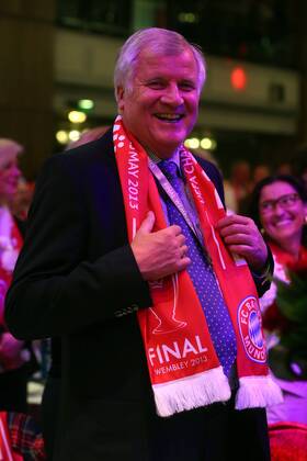 LONDON, ENGLAND - MAY 25: Horst Seehofer, Minister-President of Bavaria attends the Bayern München Champions League Finale banquet at Grosvenor House on May 25, 2013 in London, England. Local Caption Horst Seehofer