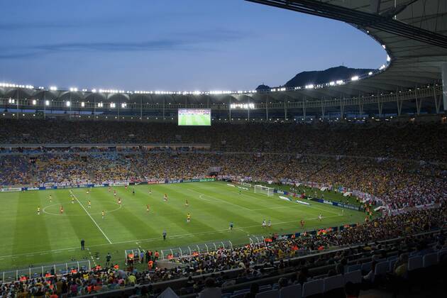 Football - International Friendly - Brazil A general view of action at the Maracana Stadium, Rio de Janeiro