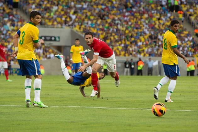 Football - International Friendly - Brazil vs. England Frank Lampard of England in action at the Maracana Stadium, Rio de Janeiro
