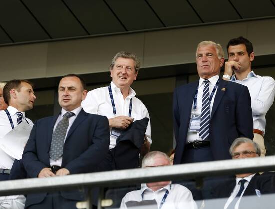 England s Roy Hodgson watches from the stands - England U21 vs Norway U21 - UEFA U21 Championship 2013 - Ha Moshava Stadium - Petah Tikva - Israel - 08 06 2013 - Pic David Klein Sportimage EDITORIAL USE ONLY. No use with unauthorised audio, video, data, fixture lists, club league logos or live services. Online in-match use limited to 120 images, no video emulation. No use in betting, games or single club league player publications.