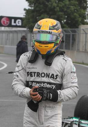 Lewis Hamilton, Mercedes Grand Prix, Startplatz2, formula 1 GP, Kanada in Montreal, 08.06.2013, Photo:mspb Lukas Gorys Lewis Hamilton, formula 1 GP, Kanada,