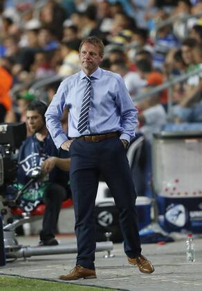 England s Stuart Pearce looks on dejected - England U21 vs Norway U21 - UEFA U21 Championship 2013 - Ha Moshava Stadium - Petah Tikva - Israel - 08 06 2013 - Pic David Klein Sportimage EDITORIAL USE ONLY. No use with unauthorised audio, video, data, fixture lists, club league logos or live services. Online in-match use limited to 120 images, no video emulation. No use in betting, games or single club league player publications.