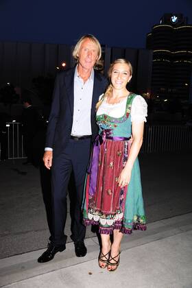 Carlo Thränhardt und Anni Friesinger Postma bei der Verleihung Bayerischer Sportpreis 2013 am 06.07.2013 in München Bayerischer Sportpreis 2013, München 