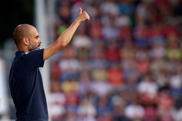Aspach Fußball SG Sonnenhof Großaspach vs. FC Bayern München, Trainer Josep Guardiola (Bayern)