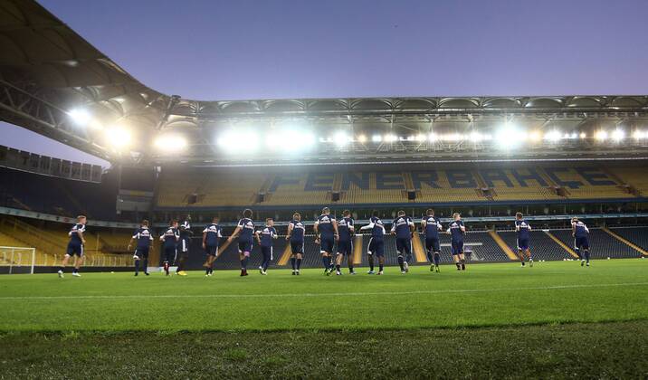 FUSSBALL - CL Quali, Fenerbahce vs RBS, Vorberichte, Training ISTANBUL,TUERKEI,05.AUG.13 - FUSSBALL - UEFA Champions League, Qualifikation, Fenerbahce Istanbul vs Red Bull Salzburg, Vorberichte, Abschlusstraining RBS. Bild zeigt Spieler von RBS. 