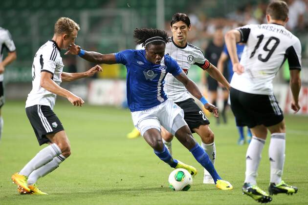 UEFA CHAMPIONS LEAGUE THIRD QUALIFYING ROUND Third MATCH IN WARSAW: LEGIA WARSZAWA - MOLDE FK JAKUB RZEZNICZAK DANIEL CHIMA CHUKWU IVICA VRDOLJAK  GY5Q8776
