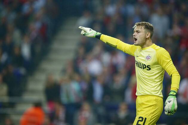 goalkeeper Jeroen Zoet of PSV SV Zulte Waregem v PSV Qualifier Champions League 2013 2014 xVIxxIVx 1711111
