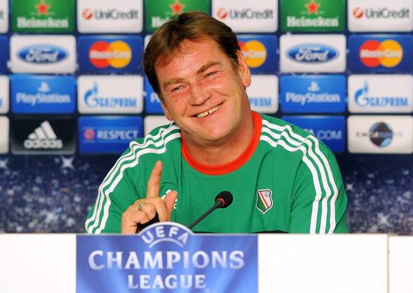 Champions League Quali - 20.08.2013 - LEGIA WARSAW PRESS CONFERENCE IN BUCHAREST - Pic: JAN URBAN (HEAD COACH) FOTOxLUKASZxLASKOWSKI PRESSFOCUS  20130820LUK016