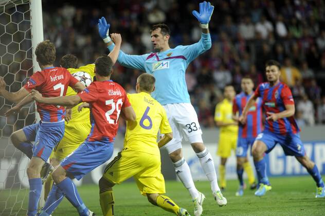 The FC Viktoria Plzen vs NK Maribor first leg match of Champions League, 4th preliminary round, in Pilsen, Czech Republic, August 20, 2013. (CTKxPhoto PetrxEret) CTKPhotoP201308200726801  ert 5