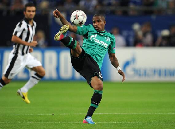 21-08-2013, Fussball, Saison 2013-2014, UEFA Champions League, Play Off, FC Schalke 04 - PAOK Saloniki, Jefferson Farfan (Schalke 04)