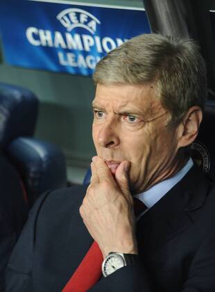 UEFA Chanpions League playoff first leg match between Fenerbahce and Arsenal at Sukru Saracoglu Stadiým in Istanbul, Turkey on august 21, 2013. Pictured: Coach Arsene Wenger of Arsenal. 