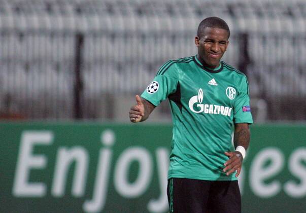 27.08.2013 Thessaloniki(Greece) FC PAOK-FC Schalke 04 UEFA Champions League Play Off men football Jefferson Farfan FC Schalke 04 : 