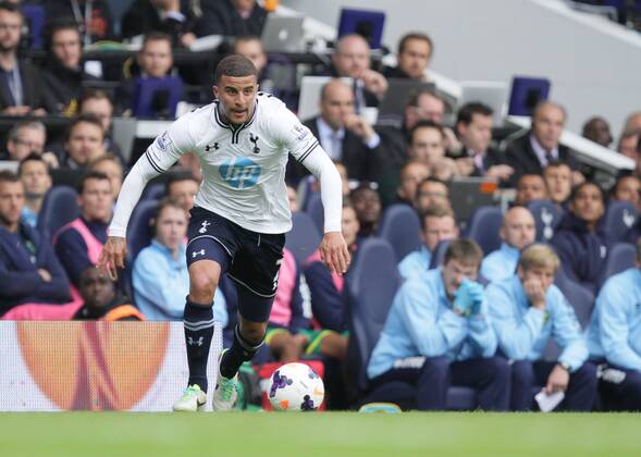 Tottenham Hotspur v Norwich City . . London, UK . . 14.09.2013 Kyle Walker (TH)