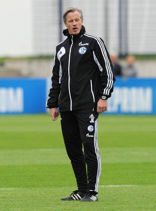 16-09-2013, Fussball, Saison 2013-2014, Training FC Schalke 04, Trainer Jens Keller (Schalke 04)