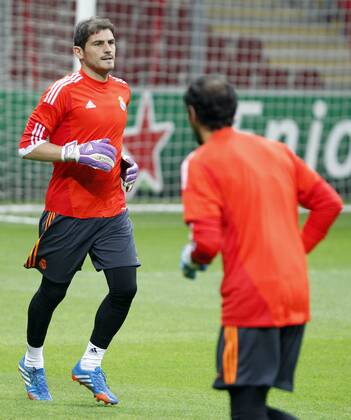 Real Madrid training session at Galatasaray stadium. In this picture, Iker Casillas. xBEATRIZxGUZMANx 