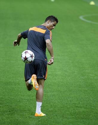 Real Madrid training session at Galatasaray stadium. In this picture, Cristiano Ronaldo. xBEATRIZxGUZMANx 