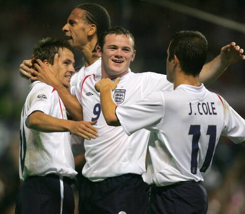 England v Poland World Cup Qualifier 2005 Michael Owen 1st goal UnitedArchives00897374