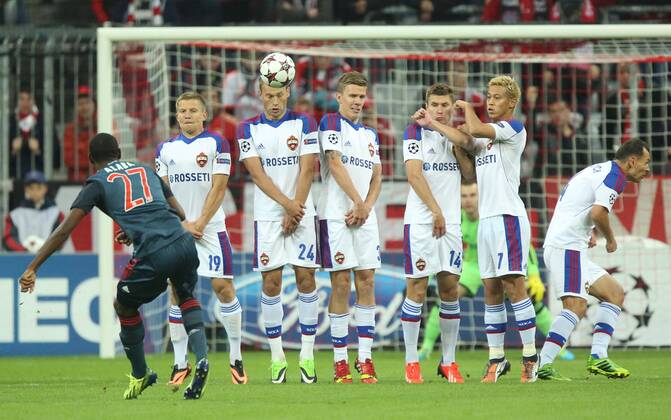 David ALABA, FCB 27 Torschuss, schiesst das Tor zum 1-0 FC BAYERN MÜNCHEN - CSKA MOSKAU ( - ) Fussball UEFA Champions League, Gruppe D , Gruppenphase Hinspiel, München, 17.09.2013 CL Saison 2013 2014, FCB, ZSKA, München