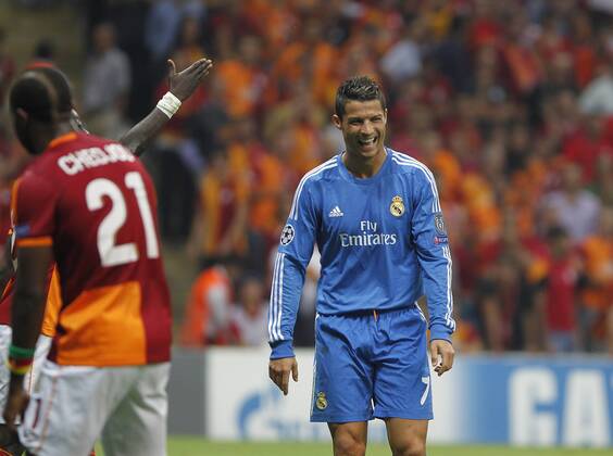 Champions League match played between Real Madrid and Galatasaray. In this picture, Cristiano Ronaldo. xBEATRIZxGUZMANx