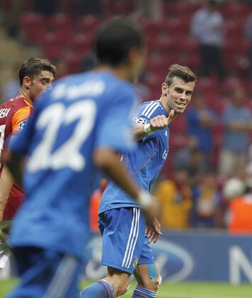 Champions League match played between Real Madrid and Galatasaray Istanbul. In this picture, Gareth Bale. xBEATRIZxGUZMANx 