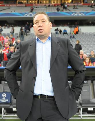 17.09.2013, xjhx, Fussball, Champions League, FC Bayern München - ZSKA Moskau, v.l. Trainer Leonid Slutski (Head Coach ZSKA Moskau)