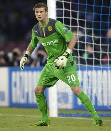 FUSSBALL CHAMPIONS LEAGUE SAISON 2013 2014 Vorrunde SSC Neapel - Borussia Dortmund 18.09.2013 Torwart Mitchell Langerak (Borussia Dortmund) 