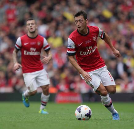 Arsenal v Stoke City . . London, UK . . 22.09.2013 Mesut Ozil (A)