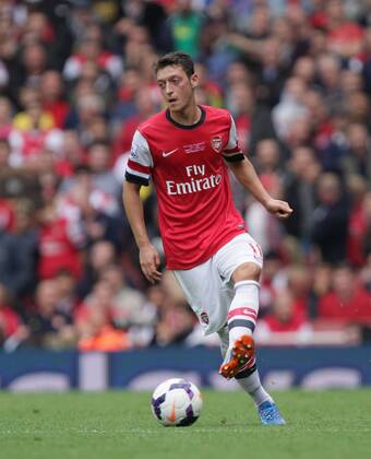 Arsenal v Stoke City . . London, UK . . 22.09.2013 Mesut Ozil (A)