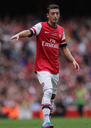 Arsenal v Stoke City . . London, UK . . 22.09.2013 Mesut Ozil (A)