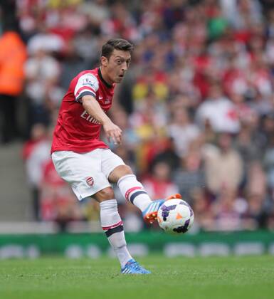 Arsenal v Stoke City . . London, UK . . 22.09.2013 Mesut Ozil (A)