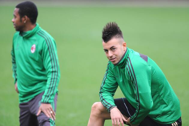 STEPHAN EL SHAARAWY MILAN 2013-14 ALLENAMENTO CHAMPIONS LEAGUE 30-09-2013