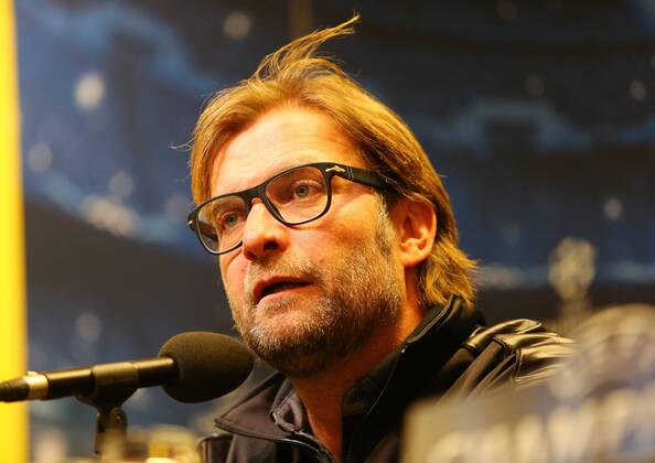 Montag 30.09.2013, Saison 2013 2014, UEFA Champions League, Pressekonferenz im Presseraum des Dortmunder Signal Iduna Parks vor dem Spiel zwischen dem BVB Borussia Dortmund und Olympique de Marseille, Trainer Jürgen Klopp (BVB)
