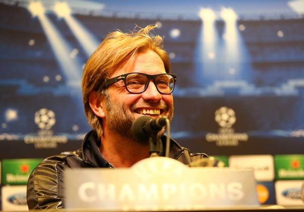 Montag 30.09.2013, Saison 2013 2014, UEFA Champions League, Pressekonferenz im Presseraum des Dortmunder Signal Iduna Parks vor dem Spiel zwischen dem BVB Borussia Dortmund und Olympique de Marseille, Trainer Jürgen Klopp (BVB)
