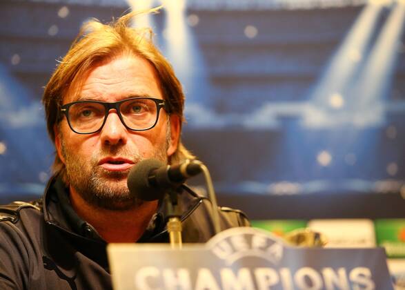 Montag 30.09.2013, Saison 2013 2014, UEFA Champions League, Pressekonferenz im Presseraum des Dortmunder Signal Iduna Parks vor dem Spiel zwischen dem BVB Borussia Dortmund und Olympique de Marseille, Trainer Jürgen Klopp (BVB)