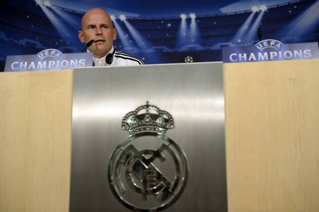 Madrid, Spanien, Fodbold, Champions League: FC Kopenhagen Trainer Stale Solbakken FC Copenhagen 