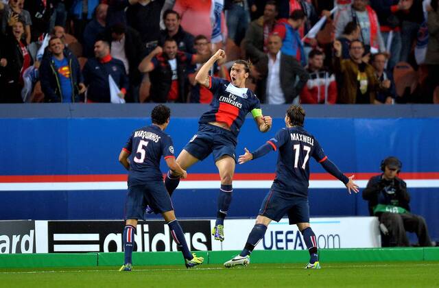 Zlatan Ibrahimovic (psg) FOOTBALL : FC Paris Saint Germain vs Benfica Lisbon - UEFA Champions League - 02 10 2013 AnthonyBIBARD FEP Panoramic 