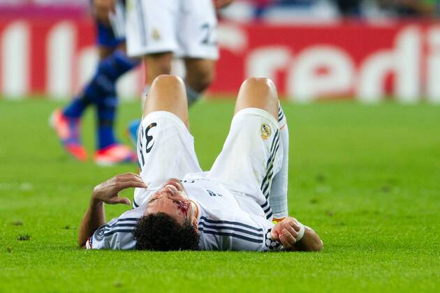 MADRID, ESPANA - 02 DE OCTUBRE 2013: Pepe, Real Madrid - FC Kopenhagen, Champions League 2013 14 Jornada 2 Estadio Santiago Bernabeu. (SergioLopezxCordonpress) 