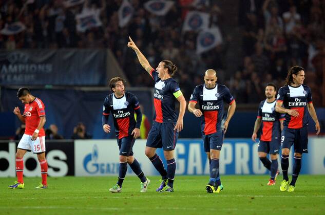 Zlatan Ibrahimovic (psg) FOOTBALL : FC Paris Saint Germain vs Benfica Lisbon - UEFA Champions League 2013 2014 - 02 10 2013 AnthonyBIBARD FEP Panoramic 