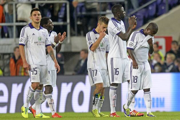 deception Anderlecht FOOTBALL : RSC Anderlecht vs Olympiakos Piräus - UEFA Champions League 2013 2014 - 02 10 2013 PHOTONEWS PANORAMIC 