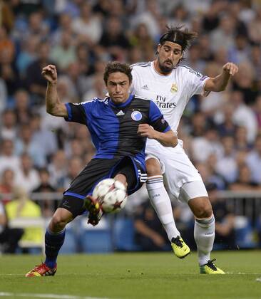 Sami Khedira. Champions League match between Real Madrid vs FC Kopenhagen. . In this picture, Sami Khedira. xJUANxAGUADOx 